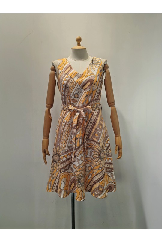 Robes courtes Femme Rose AC BELLE 8106R Efashion Paris