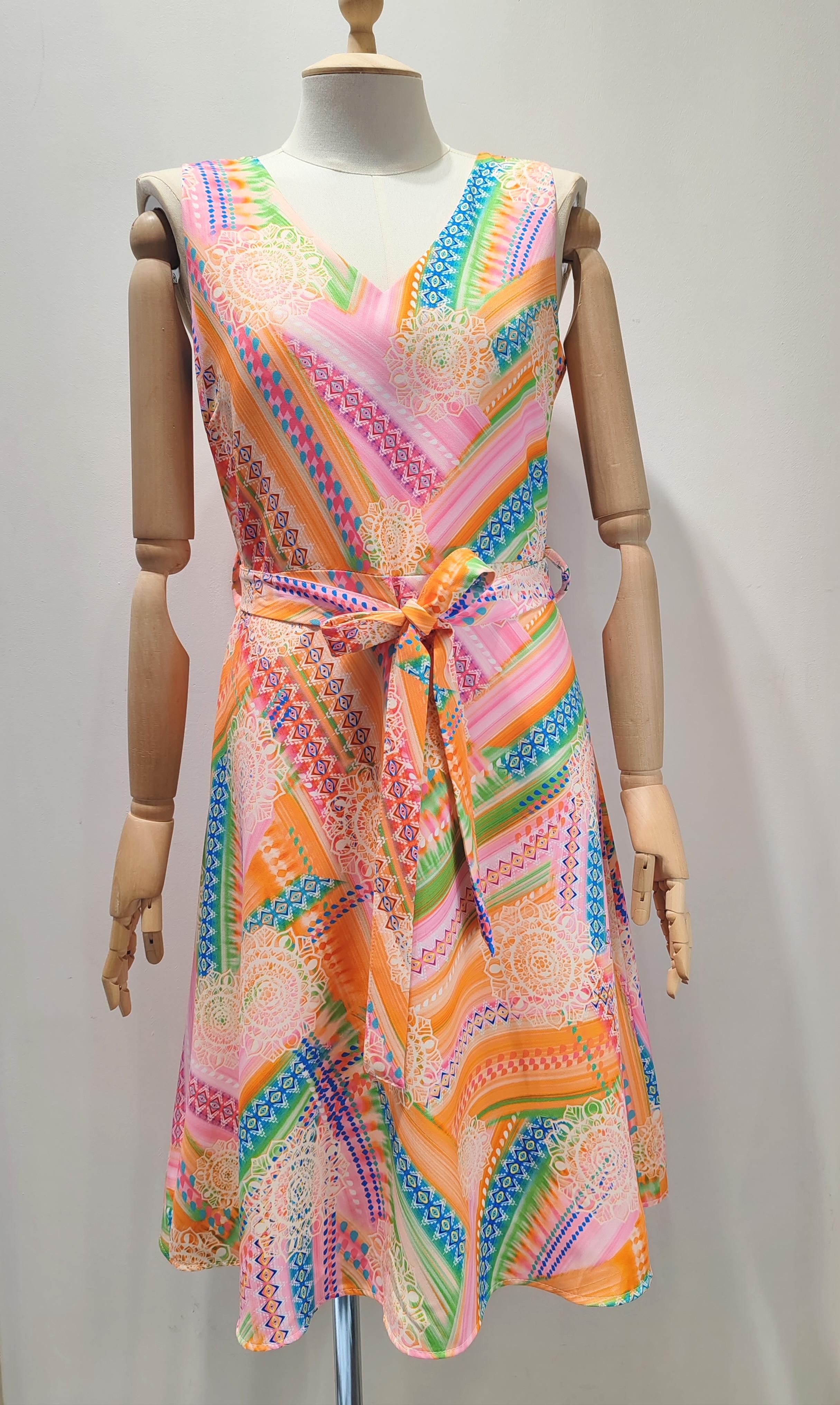 Vestidos cortos Mujer Orange AC BELLE 8069-3R #c Efashion Paris