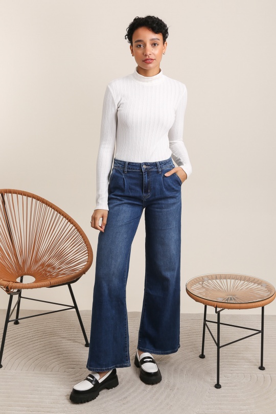 Jeans Femme Bleu jean Areline  5254 Efashion Paris
