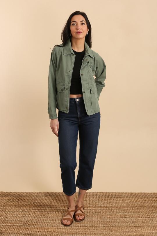Jackets Women Khaki Areline  9628 Efashion Paris