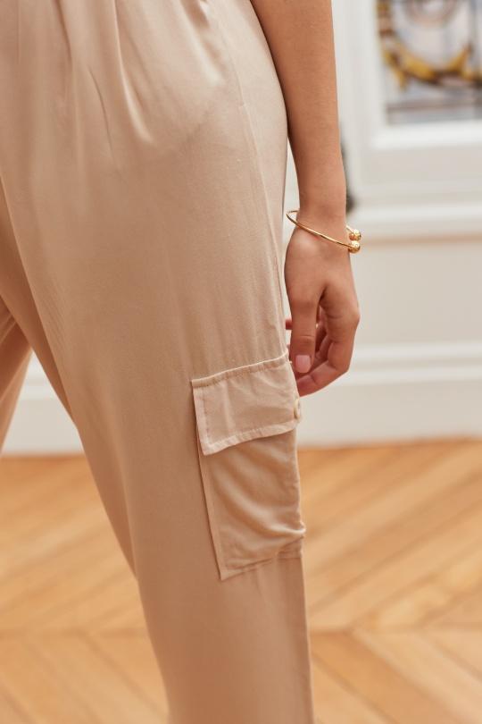 Jumpsuits Women Beige EXQUISS'S Paris RM271.COMBI Efashion Paris