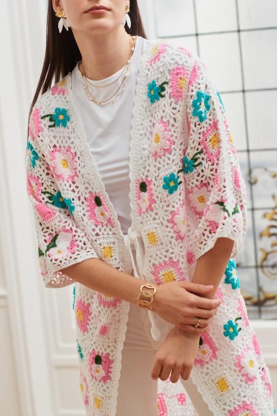 Gilets Femme Fushia EXQUISS'S Paris YH135.GI Efashion Paris
