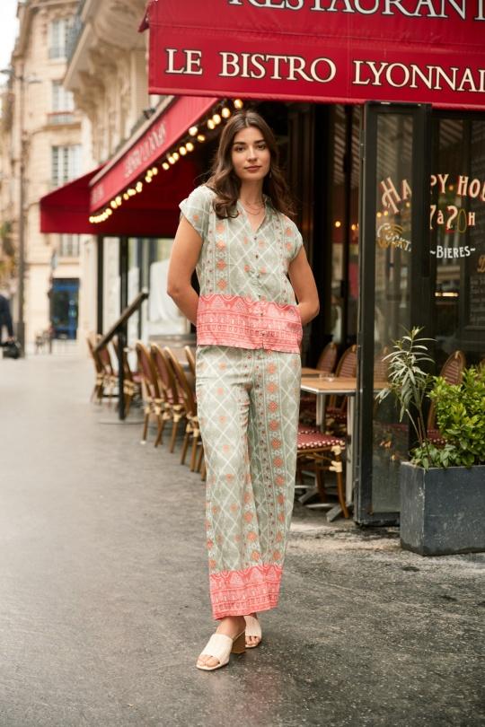 Trousers Women Orange EXQUISS'S Paris RM384.PA Efashion Paris