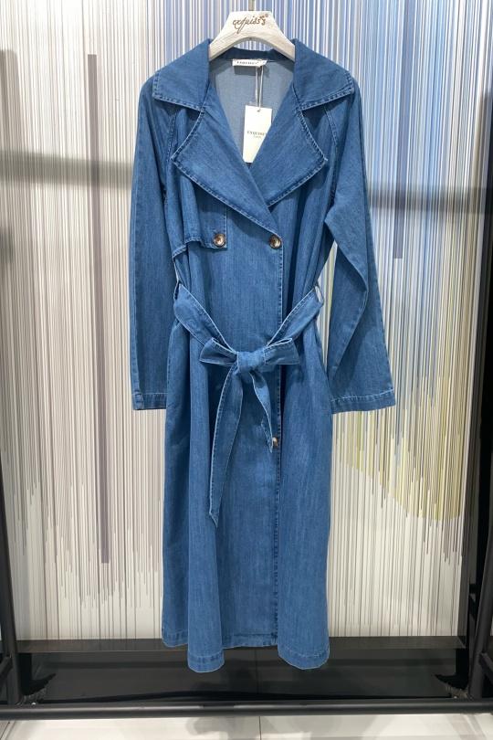 Trenchs Mujer Blue EXQUISS'S Paris RM594.VE Efashion Paris