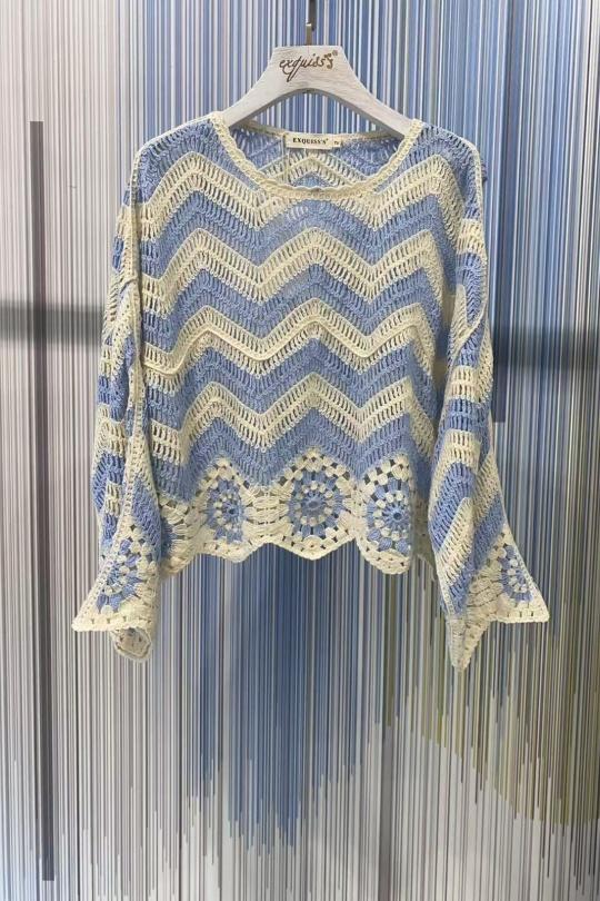 Jumpers Women Blue EXQUISS'S Paris DI106.PU Efashion Paris
