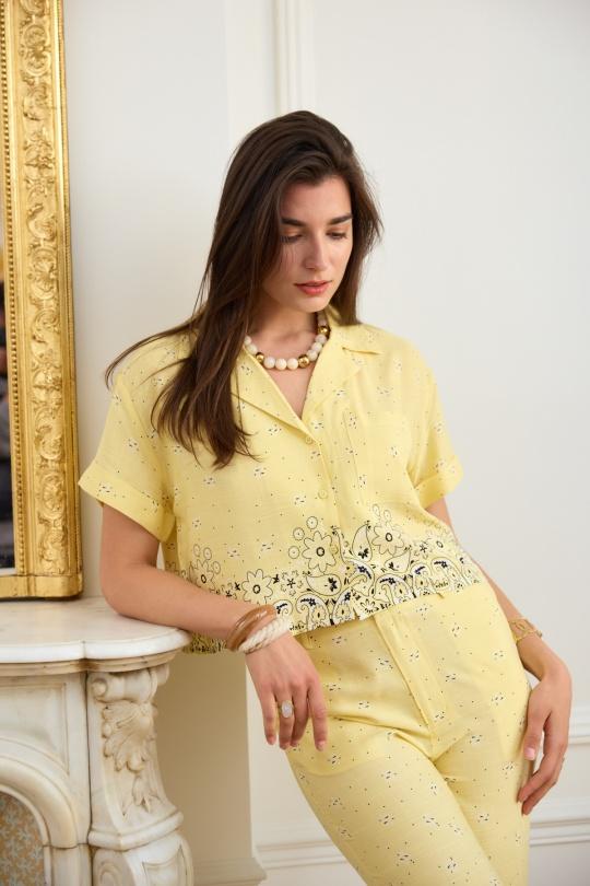 Shirts Women Yellow EXQUISS'S Paris RM680.CH Efashion Paris