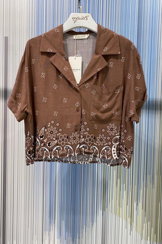 Shirts Women Brown EXQUISS'S Paris RM680.CH Efashion Paris