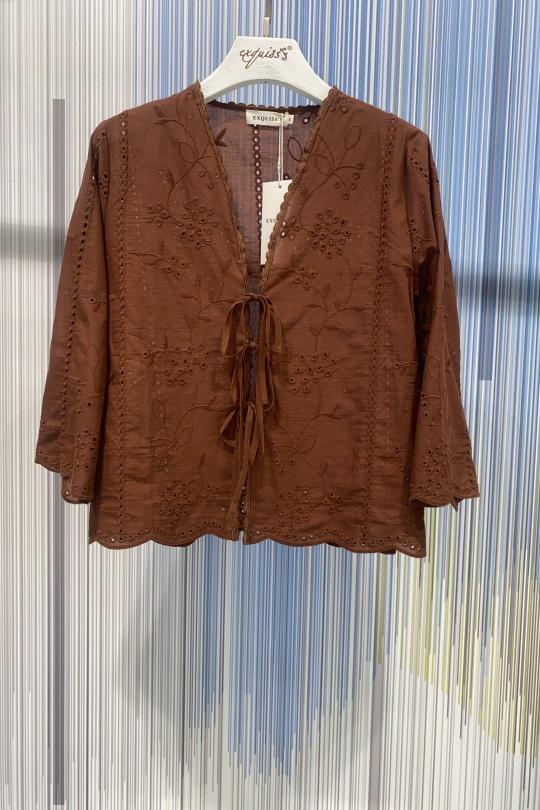 Tops Femme Choco EXQUISS'S Paris RM721.BL Efashion Paris