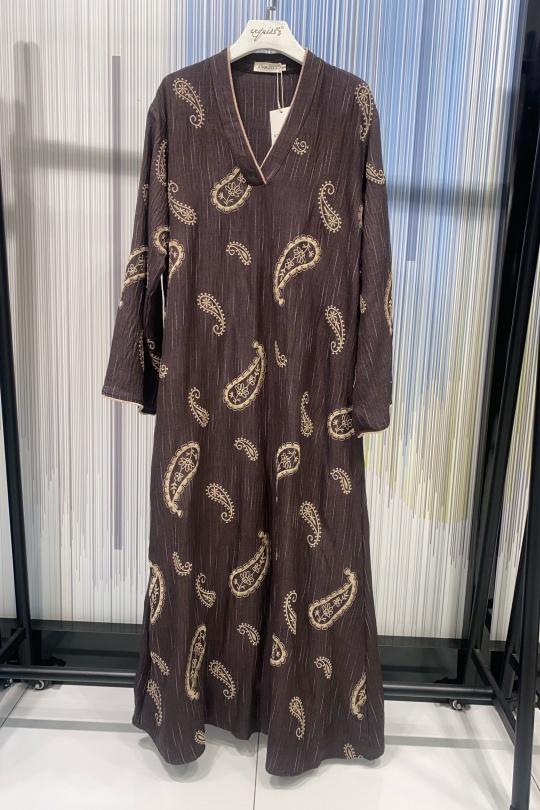 Robes longues Femme Choco EXQUISS'S Paris FH057.RO Efashion Paris