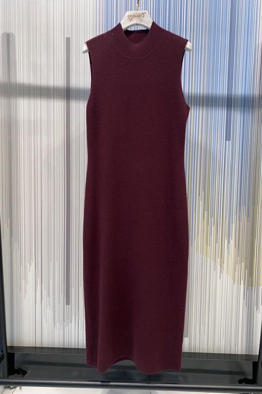 Robes longues Femme Prune EXQUISS'S Paris YM261.RO Efashion Paris