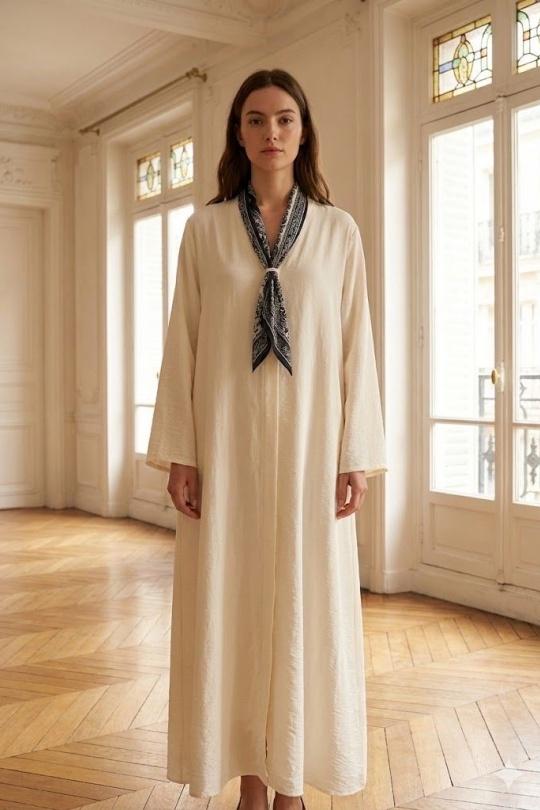 Robes longues Femme Rose EXQUISS'S Paris FH068.RO Efashion Paris