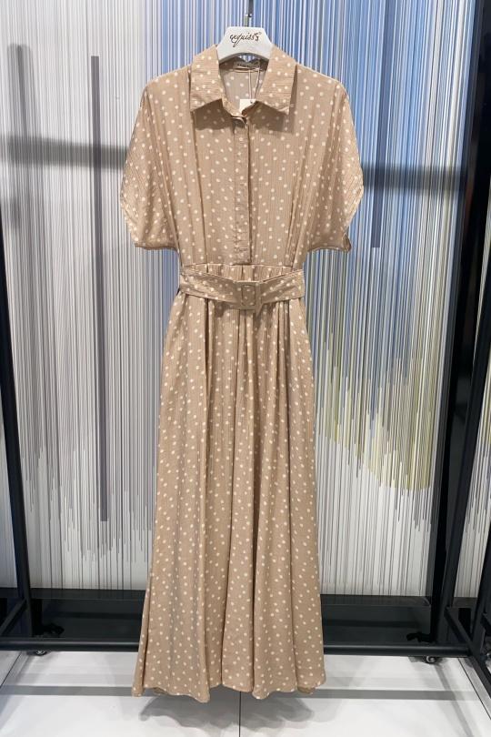 Robes longues Femme ECRU/NOIR EXQUISS'S Paris RM866.RO Efashion Paris