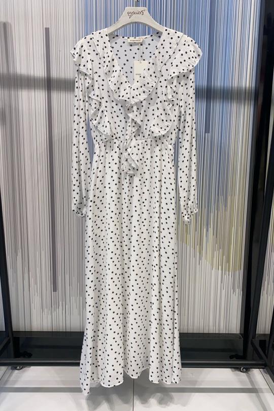 Robes longues Femme Beige EXQUISS'S Paris RM862.RO Efashion Paris