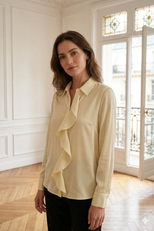 Shirts Women Beige EXQUISS'S Paris RM818.CH Efashion Paris