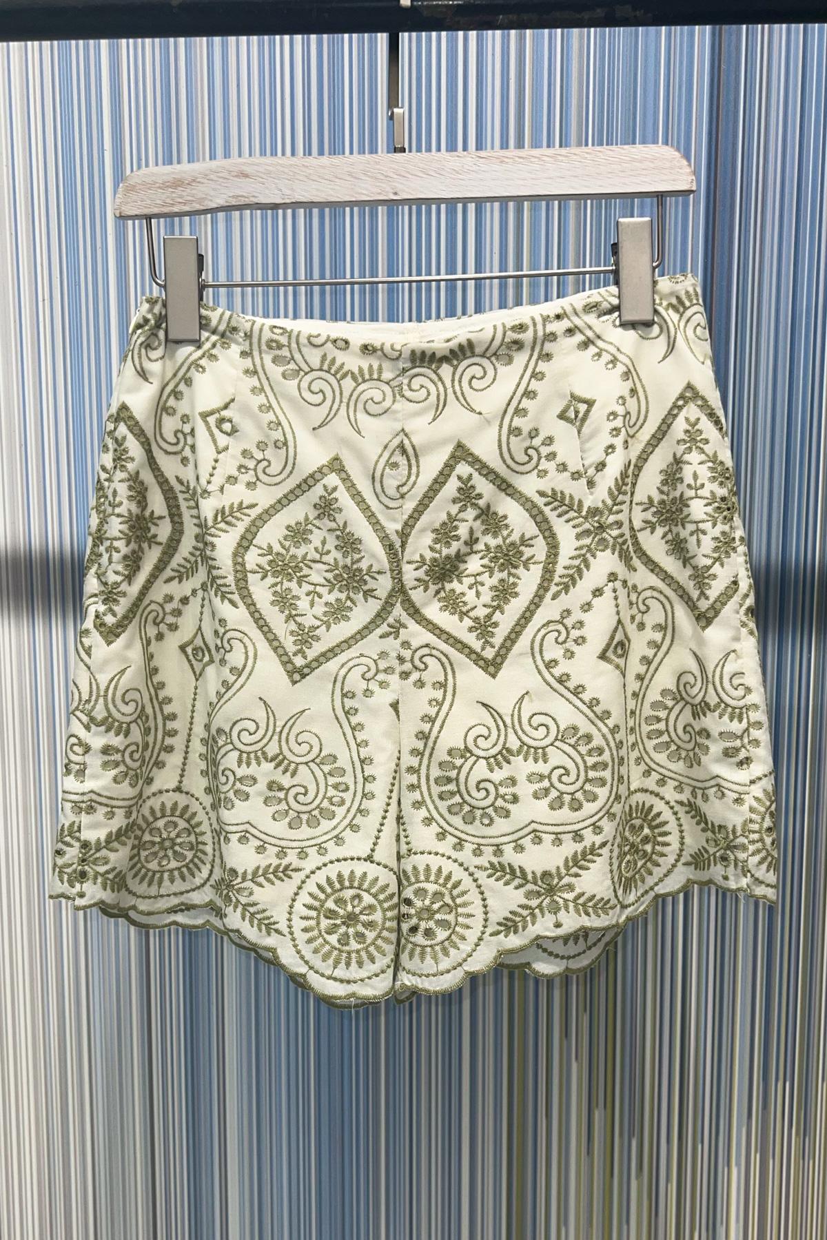Shorts Mujer Green EXQUISS'S Paris RM436.SH #c Efashion Paris