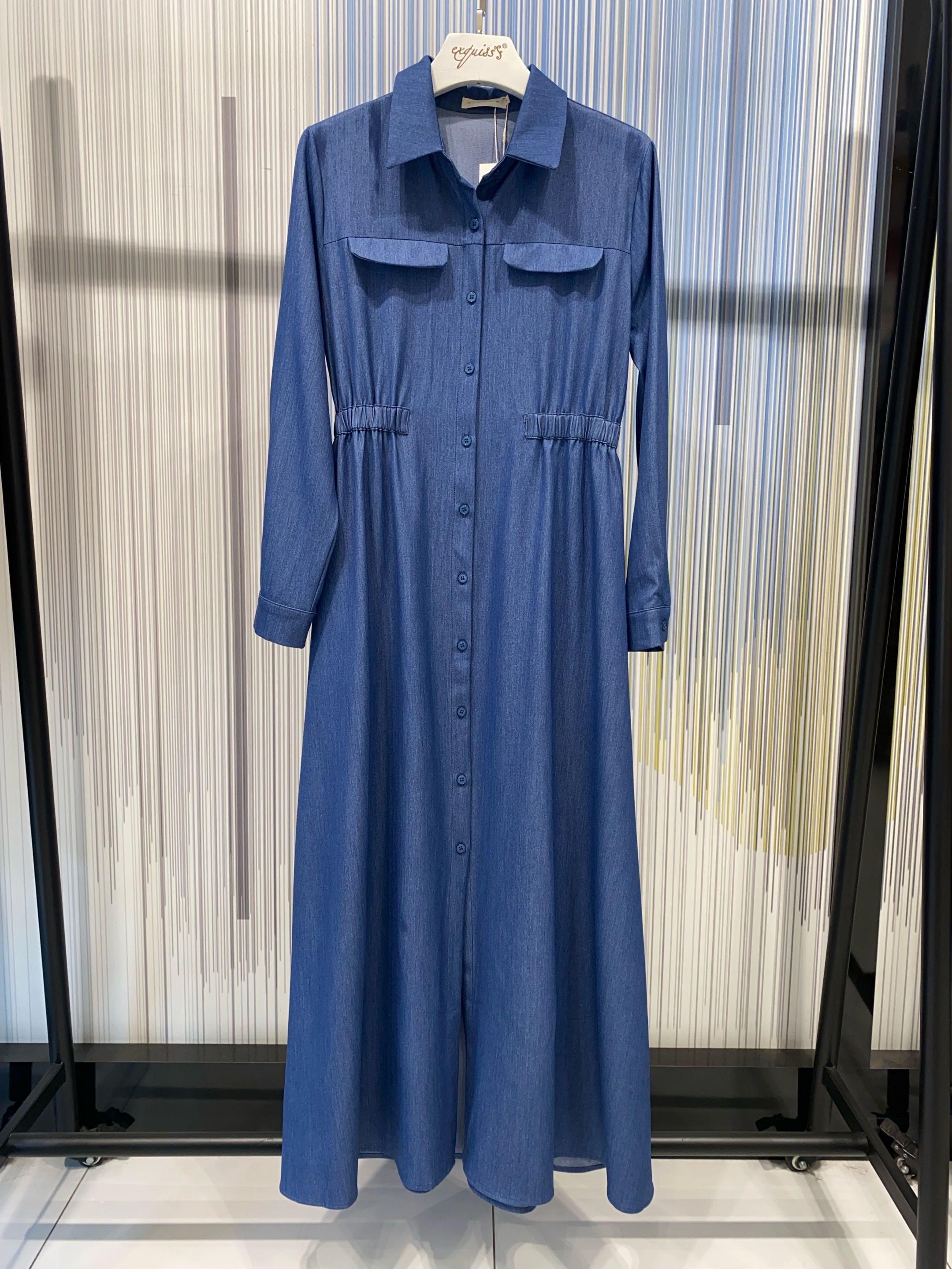 Robes longues Femme Beige EXQUISS'S Paris RM856.RO #c Efashion Paris