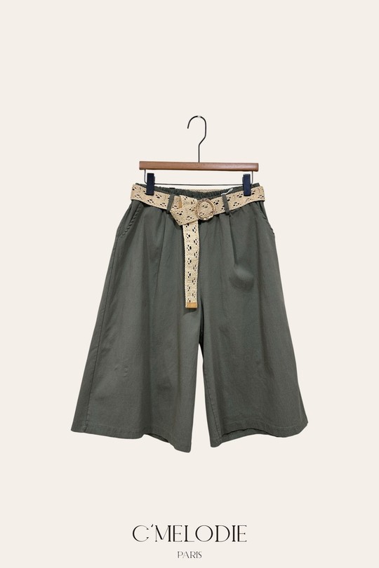Pantacourts Femme Kaki C'MELODIE 25730 Efashion Paris
