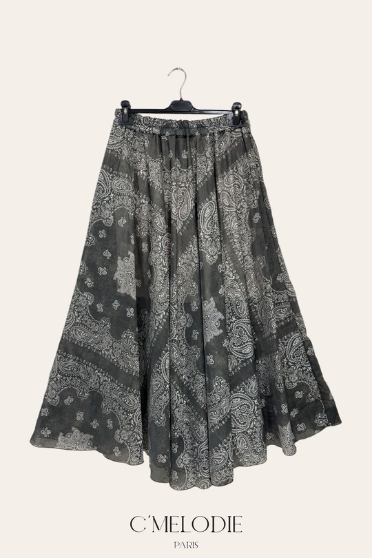 Jupes Femme Marine C'MELODIE LS2524 BANDANA Efashion Paris