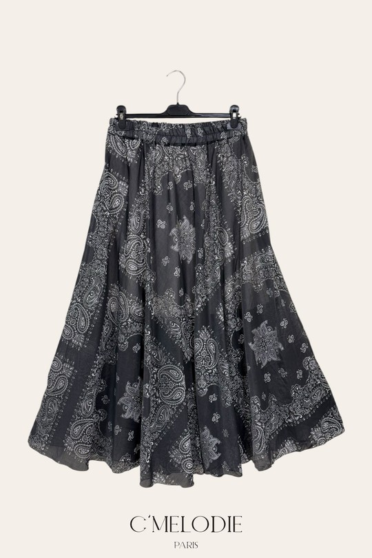 Jupes Femme Marine C'MELODIE LS2524 BANDANA Efashion Paris