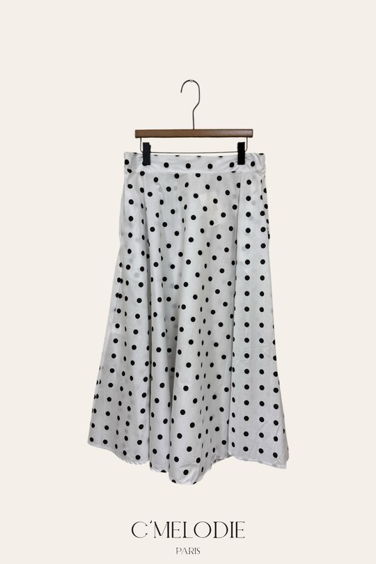 Jupes Femme Noir C'MELODIE 7891 POIS Efashion Paris
