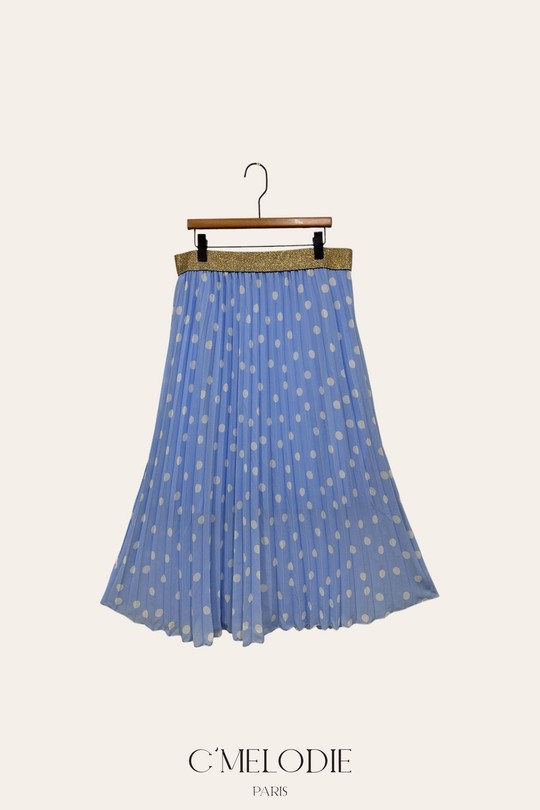 Jupes Femme Rose C'MELODIE 4703 POIS Efashion Paris