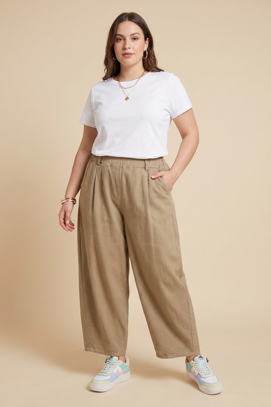 Pantalons Femme Noir C'MELODIE 25712 Efashion Paris