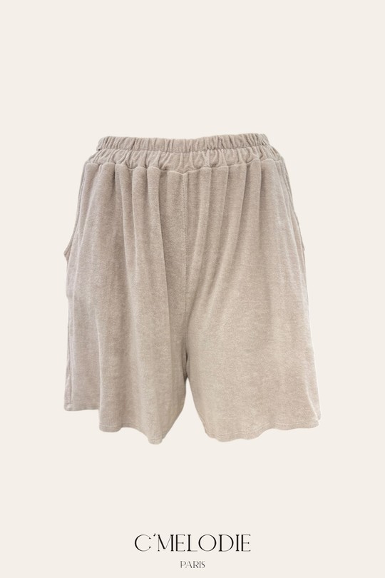 Shorts Femme Beige C'MELODIE 7302 Efashion Paris