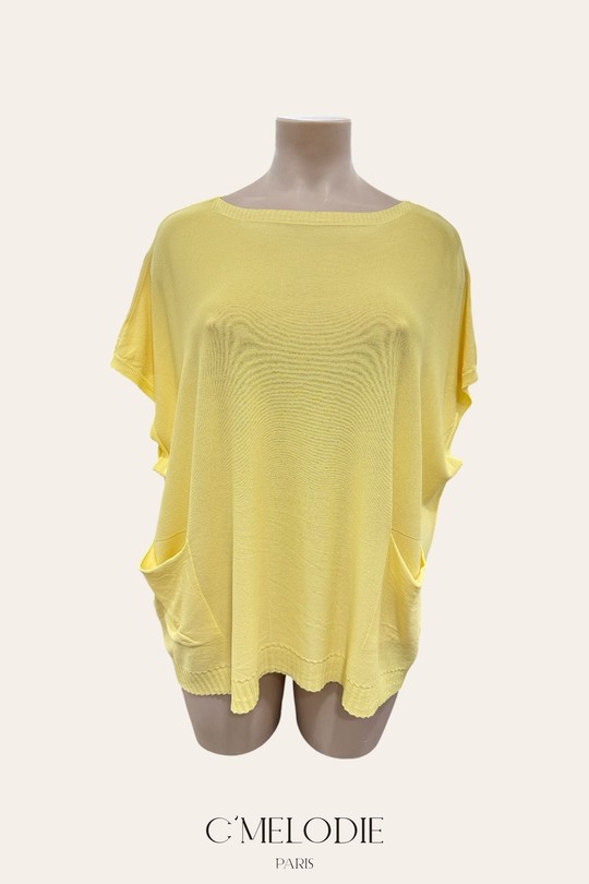Pulls Femme Orange C'MELODIE 26007 Efashion Paris