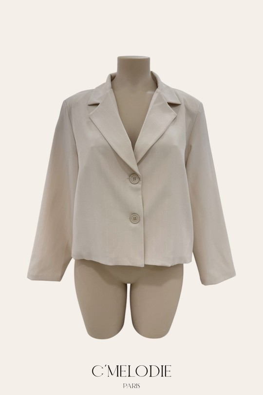 Vestes Femme Jaune C'MELODIE LS2245 Efashion Paris