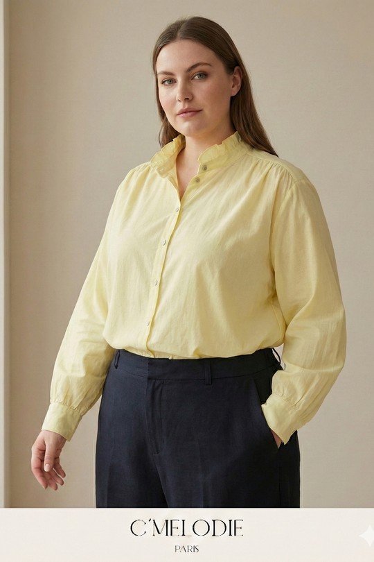 Chemises & blouses Femme Noir C'MELODIE 10468 Efashion Paris