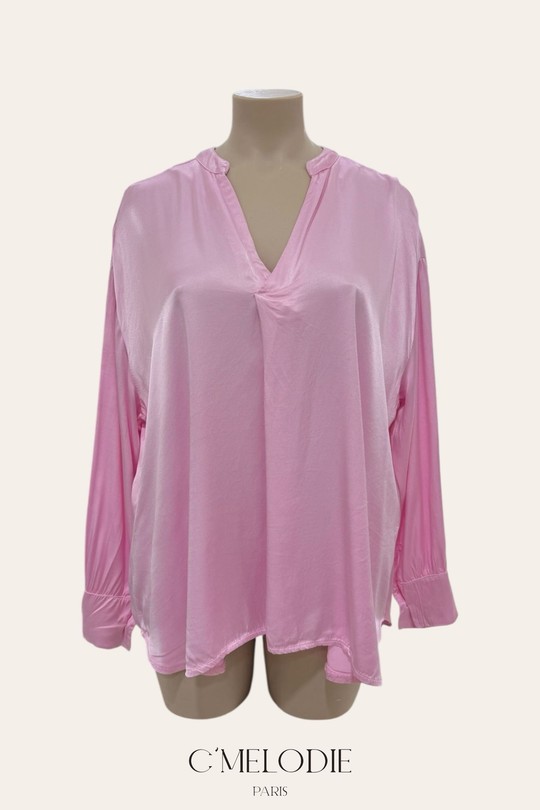 Chemises & blouses Femme Camel C'MELODIE 10459 SATIN EPAIS Efashion Paris