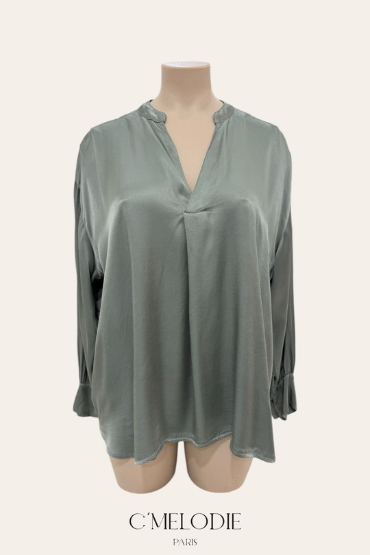 Chemises & blouses Femme Camel C'MELODIE 10459 SATIN EPAIS Efashion Paris
