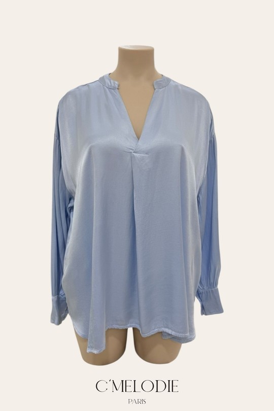 Chemises & blouses Femme Camel C'MELODIE 10459 SATIN EPAIS Efashion Paris