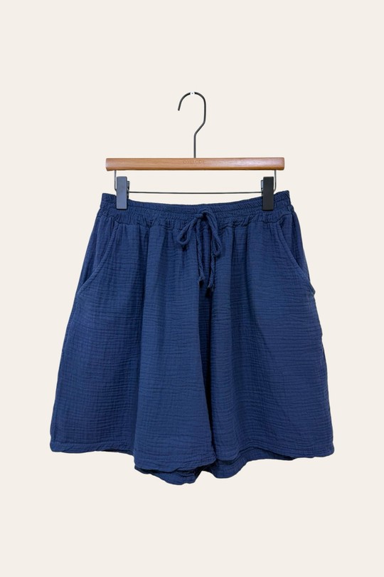 Shorts Femme Bleu C'MELODIE 10266 GAZE Efashion Paris