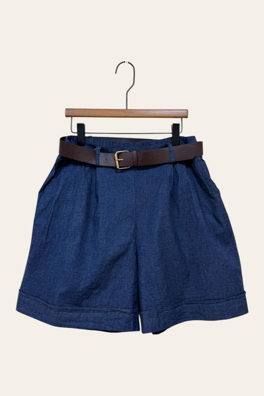 Shorts Femme Bleu foncé C'MELODIE 25267 Short Efashion Paris