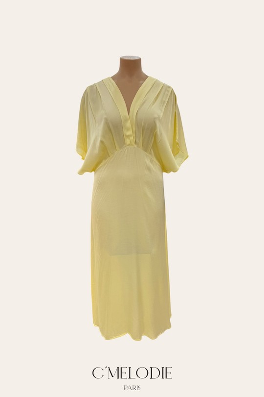 Robes & Combinaisons Femme Noir C'MELODIE 6432 SATIN Efashion Paris