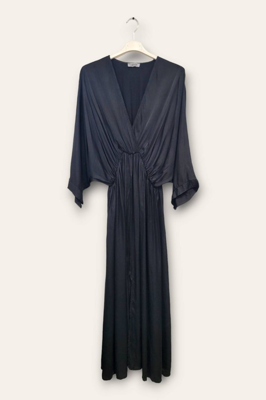 Robes & Combinaisons Femme Noir C'MELODIE 6310 SATIN Efashion Paris