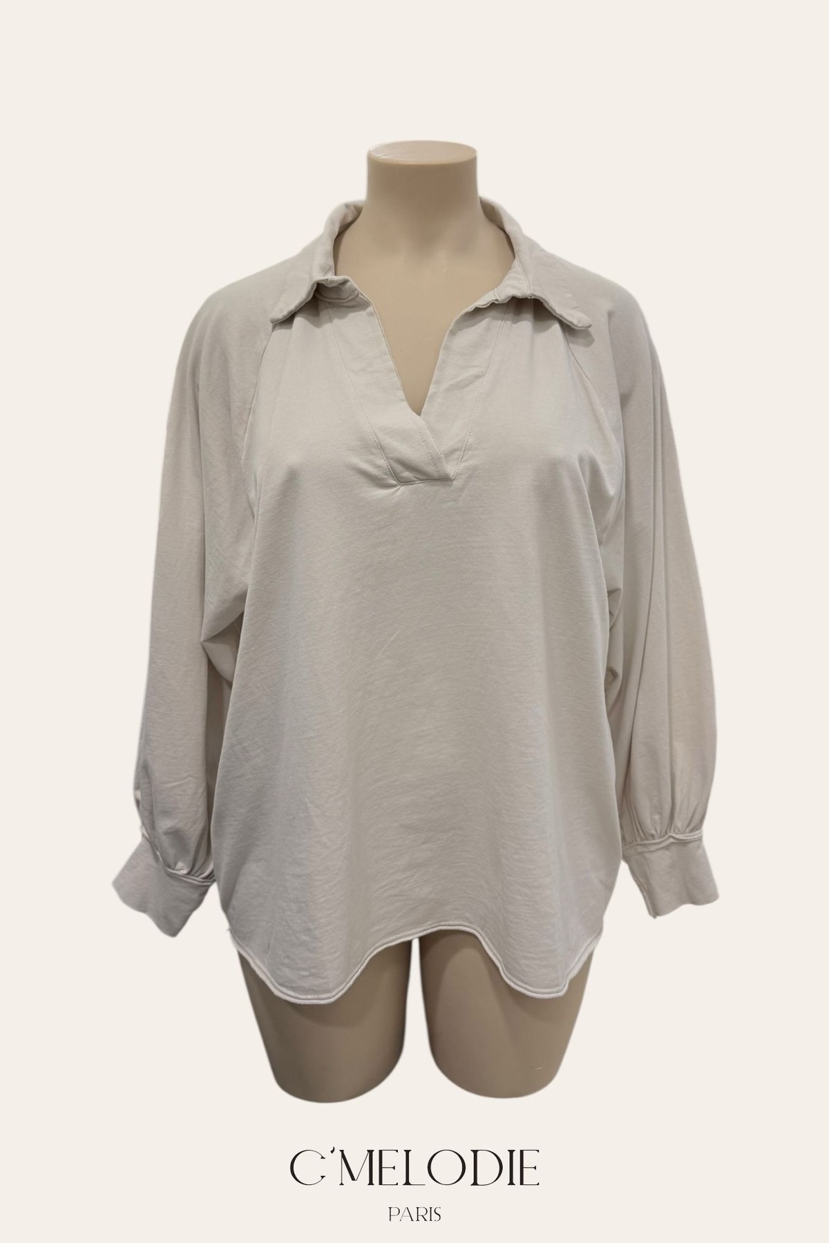 Chemises & blouses Femme Camel C'MELODIE 10389 SWEAT #c Efashion Paris