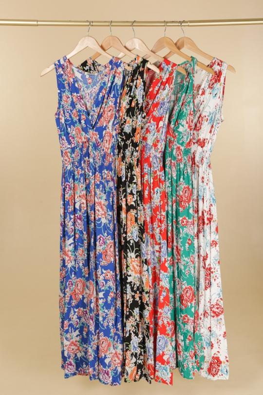 Robes longues Femme Couleurs mélangées MJ FASHION R34 Efashion Paris