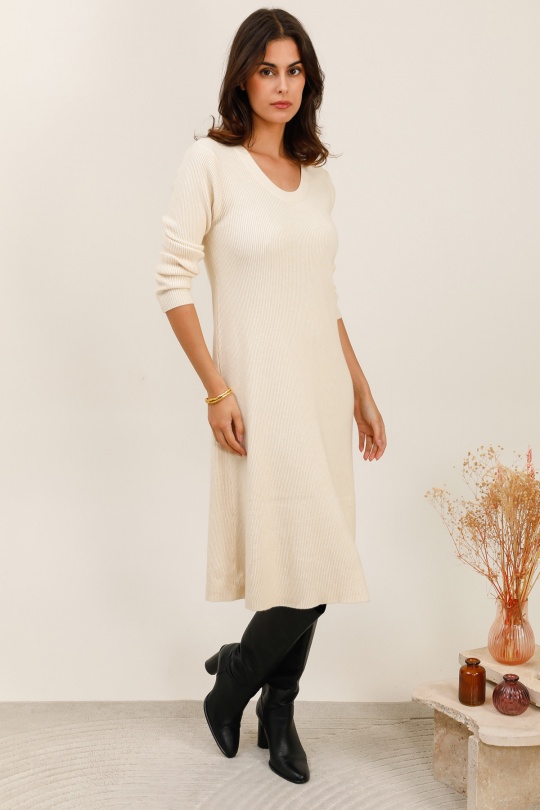Midi dresses Women Mixed colors MJ FASHION 2675 Efashion Paris