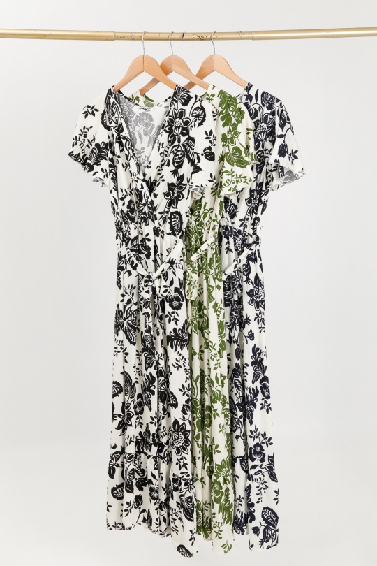 Robes longues Femme Couleurs mélangées MJ FASHION R123 Efashion Paris