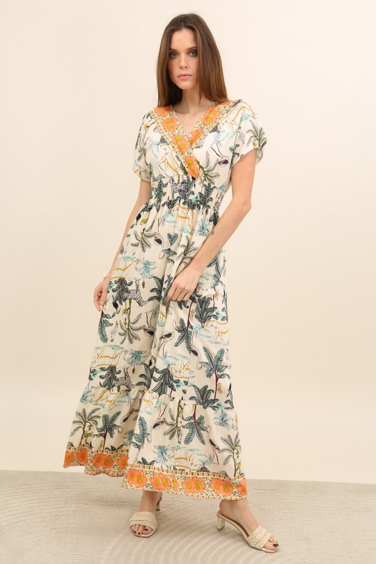 Robes longues Femme Couleurs mélangées MJ FASHION R125 Efashion Paris