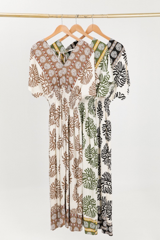 Robes longues Femme Couleurs mélangées MJ FASHION R121 Efashion Paris