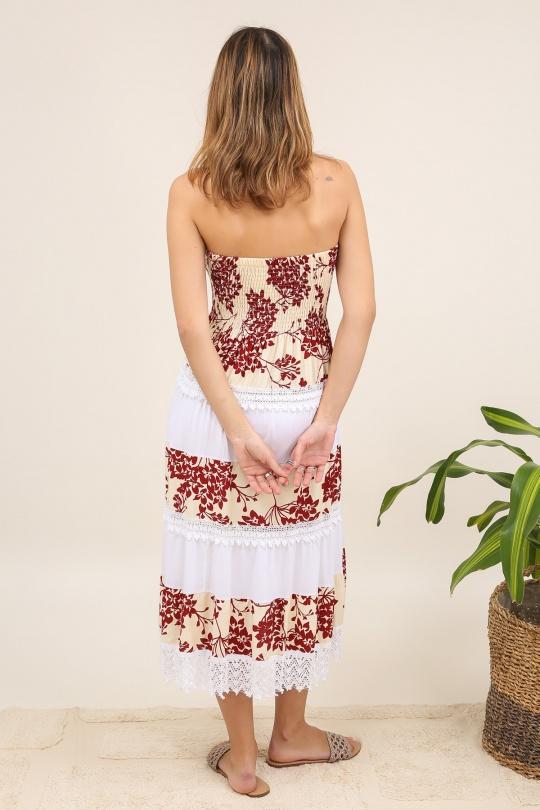 Robes mi-longues Femme Couleurs mélangées MJ FASHION 8616R Efashion Paris