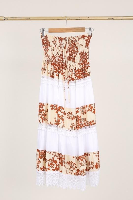 Robes mi-longues Femme Couleurs mélangées MJ FASHION 8616R Efashion Paris