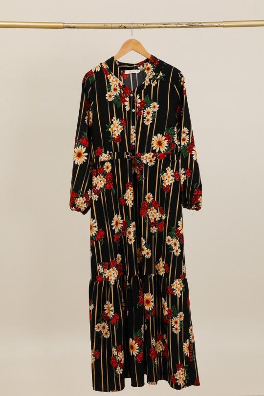 Robes longues Femme Couleurs mélangées MJ FASHION F1795 Efashion Paris