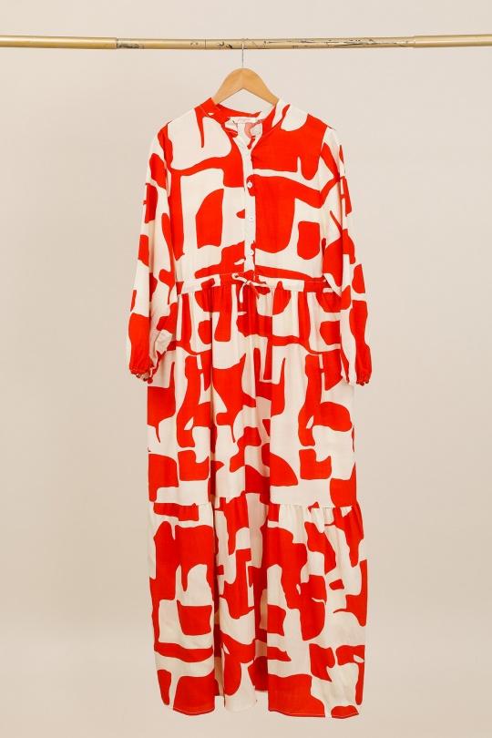 Robes longues Femme Couleurs mélangées MJ FASHION Y156 Efashion Paris