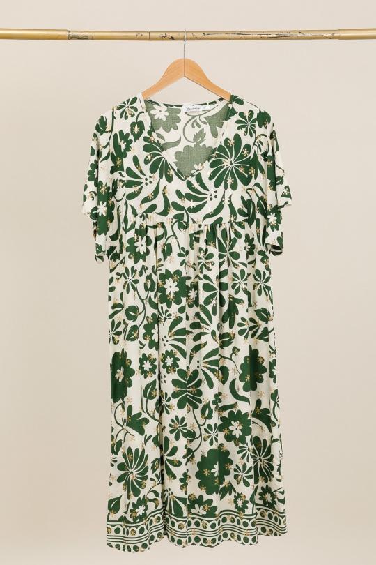 Robes mi-longues Femme Couleurs mélangées MJ FASHION 9159 Efashion Paris