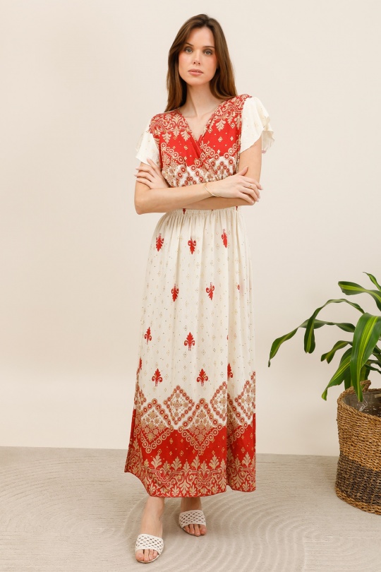 Robes longues Femme Couleurs mélangées MJ FASHION 9130 Efashion Paris