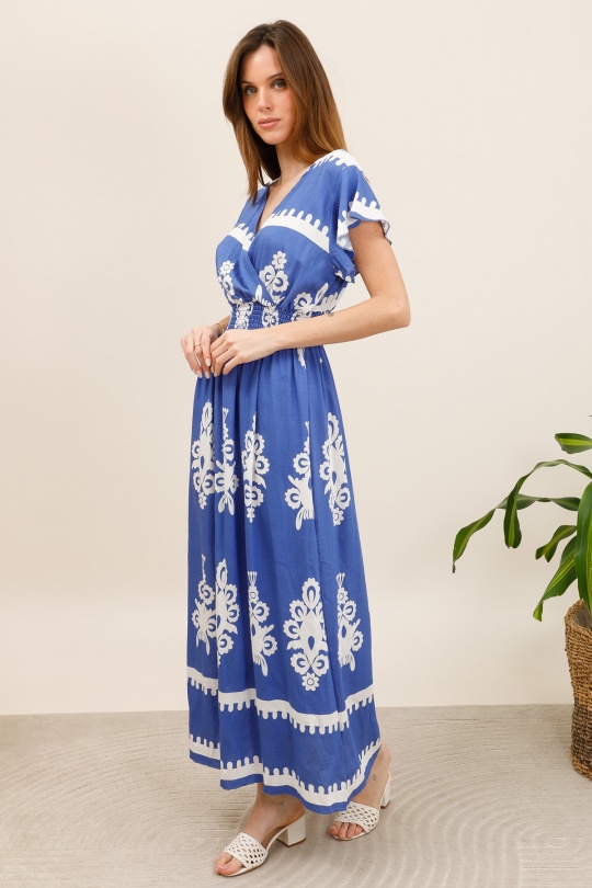 Robes longues Femme Couleurs mélangées MJ FASHION 9132 Efashion Paris